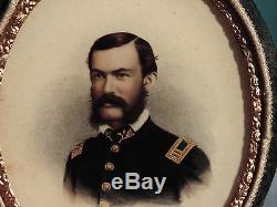 Original American Civil War hand colored Photo Union Soldier named 1861