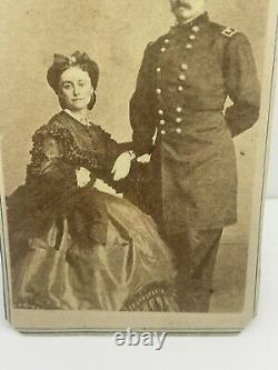 Original Civil War CDV Of Union Soldier And his Wife