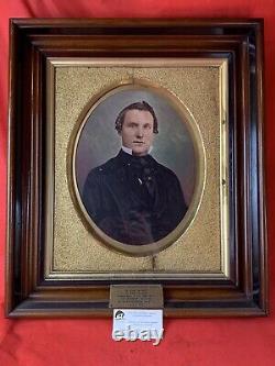 Original Civil War Soldier Framed Portrait 2nd Vermont Brigade Picketts's Charge