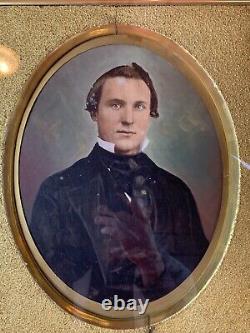 Original Civil War Soldier Framed Portrait 2nd Vermont Brigade Picketts's Charge