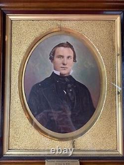 Original Civil War Soldier Framed Portrait 2nd Vermont Brigade Picketts's Charge