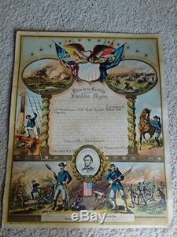 Pennsylvania GAR Civil War Soldier Service Record Testimonial