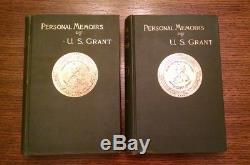 Personal Memoirs of U. S. Grant, 1885, Ohio Civil War Soldier Inscribed