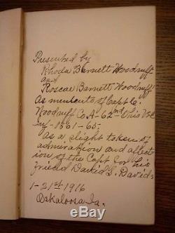 Personal Memoirs of U. S. Grant, 1885, Ohio Civil War Soldier Inscribed