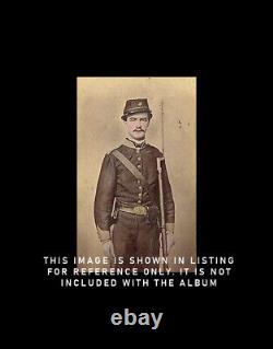 Photo Album inl KIA Civil War Confederate Soldier Vet Louisiana MO Virginia Rare