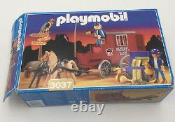 Playmobil 3037 Boxed Union Soldiers Money transport, US civil war, 100% complete