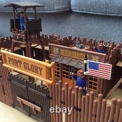 Playmobil Fort Glory Playset 3806 Western Play set, ACW, Union Soldiers, RARE