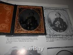 Pre Civil War (Captain) Soldier 1/6 Plate Ambrotype & Full Case