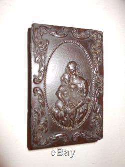 Pre-Civil War Soldiers 1/9 Plate Ambrotype Thermoplastic Case