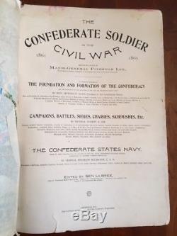 RARE 1895 Confederate Soldier in Civil War 1861-1865. Louisville KENTUCKY LaBree