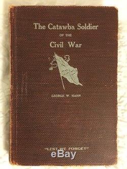 RARE 1911 Catawba Soldier of the Civil War, Hickory, North Carolina, Confederate