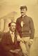 RARE! CIVIL WAR UNION SOLDIER with BROTHER 1/6th PLATE TINTYPE PHOTO c1864