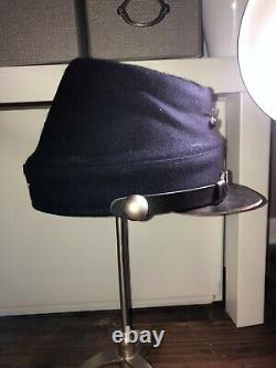 RARE Columbus Blue Jackets NHL Civil War Style Soldier Infantry Hat sz Adult M/L