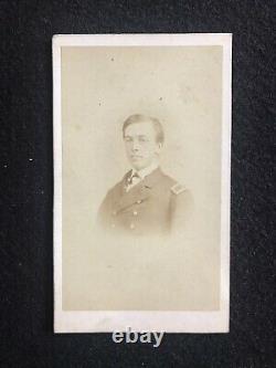 Rare Antique Civil War Navy Sailor Soldier In Paris France Cdv Photo Card