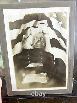 Rare CDV Photo Identified Civil War Soldier Sad Memorial Union 7th New York Cav