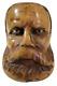 Rare CIVIL War Era Pipe Zouave Soldier's Head With Glass Eyes