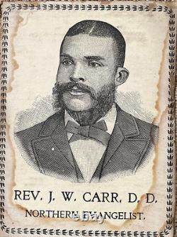 Rare! CIVIL War Union Indiana Us Colored Infantry Soldier J. W. Carr Litho Picture