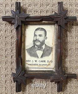 Rare! CIVIL War Union Indiana Us Colored Infantry Soldier J. W. Carr Litho Picture