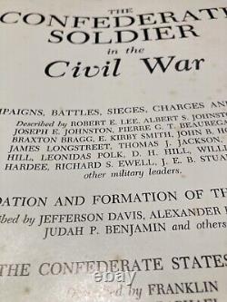 Rare Confederate Civil War Soldier book Recounts battles and political drama