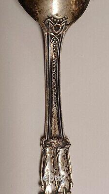 Rare Gettysburg Battle CIVIL War Figural Soldier Sterling Silver Souvenir Spoon