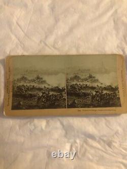 Rare HISTORIC stereoview card lot civil war military tall ships war soldier etc