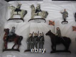 Rare Hawthorne Village Civil War Confederate And Union Soldiers New In Boxes