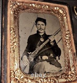 Rare Lot Armed ID'd Civil War Soldier Alexander Rayn Indiana Infantry 1860s