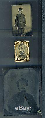 Rare tintypes and cdv civil war soldiers and President Abraham Lincoln lot