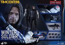 Ready Hot Toys Captain America Civil War 1/6 Winter Soldier Bucky Sebastian Stan