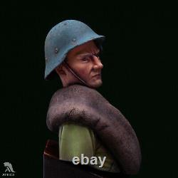 Republican Soldier at Spanish Civil War Painted Toy Bust Pre-Sale Museum