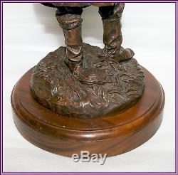 Ron Tunison CSA C. S. A Drummer Boy Confederate Civil War Soldier Bronze Sculpture