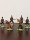 Russian Civil War Metal Painted Soldiers Lot of 6 54mm