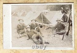 SPAN-AM WAR SOLDIERS at CIVIL WAR BATTLE OF THOROUGHFARE GAP BATTLEFIELD PHOTO