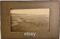 SPANISH AMERICAN WAR/SOLDIERS DRILL/BATTLE Circa 1898 Tents Horse Drawn Cart