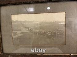 SPANISH AMERICAN WAR/SOLDIERS DRILL/BATTLE Circa 1898 Tents Horse Drawn Cart