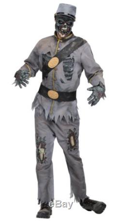 Scary Confederate Soldier Zombie Civil War Halloween Costume