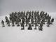 Set of 100 Franklin Mint Miniature Pewter Soldiers Civil War, Vietnam, WWI WWII