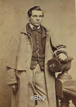 Sharp CDV Civil War Soldier 22nd Ma. Co. B Gettysburg Gaines Mill Fredericksburg