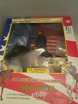 Shiloh Battle CIVIL War 1861-1865 Lt General 12 Poseable Union Soldier Cavalry