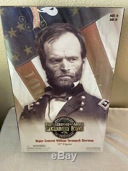 Sideshow 12 Inch CIVIL War Union Army Major General Sherman Mib