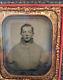 Sixth Plate Ruby Ambrotype of a Civil War Soldier 1860s