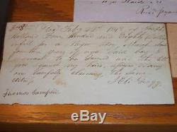 Slave Document CIVIL War Soldier Hire Negro Paid 65 Dollal 1864 South Carolina