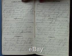 Soldier Diary Civil War 1863 GETTYSBURG NEWS, LOTS OF DIFFERENT BATTLES, GUNBOAT
