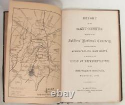 Soldier's National Cemetery Gettysburg 1864 Book Maps Civil War Name List Report