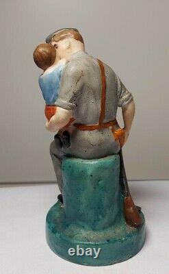 Spanish soldier in the Civil war 1930s USSR Russian porcelain figurine 4669u
