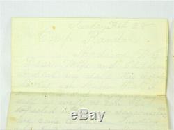 Special 19-pc Lot Of CIVIL War Soldier's Letters To Wife And Children + Photo