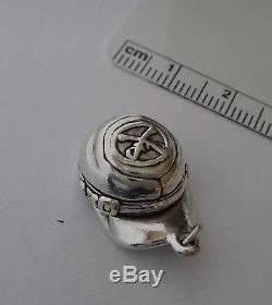 Sterling Silver Civil War Confederate Soldier Hat Charm