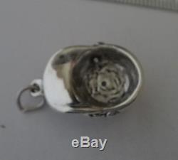 Sterling Silver Civil War Confederate Soldier Hat Charm