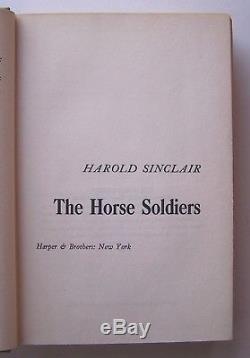 THE HORSE SOLDIERS Harold Sinclair HC/DJ 1st Printing CIVIL WAR Mississippi Q