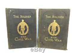 THE SOLDIER IN OUR CIVIL WAR 1000 illustrations, folio, Carleton & Co. Vol 1 & 2